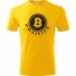 Krypto Bitcoin T-Shirt Shirt Funshirt - B Positiv - Gelb - Größe L