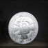 Kryptomünze BTC Münze In Münzkapsel - Silver 2.0.