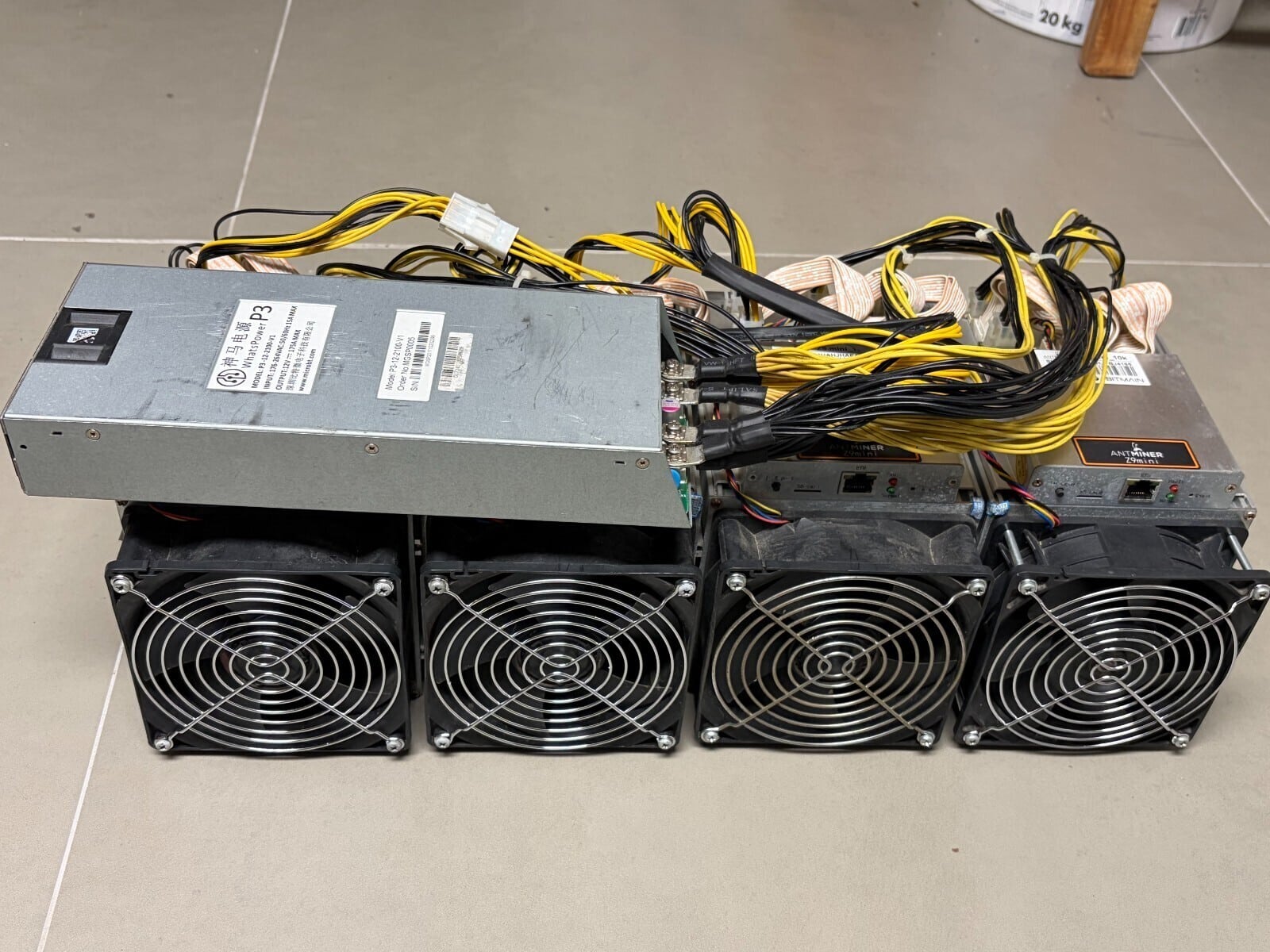 ⛏️ 4x Miningrechner Zcash Antminer Bitmain Z9 Mini - 40 KSol/s - up 60 KSol/s ⛏️ – Bild 1