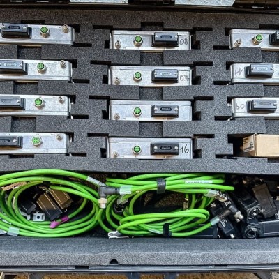 11x Lichtschrankenaugen Hella APS-90-Outdoor-POE - inkl.Kabel und Transportbox