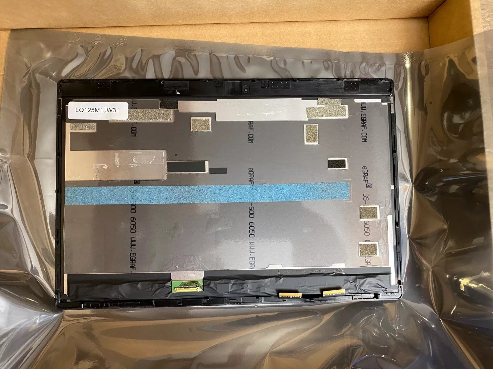 Laptop Bildschirm mit Rahmen für Dell - Sharp - LQ125M1JW31 - Touch – Bild 2