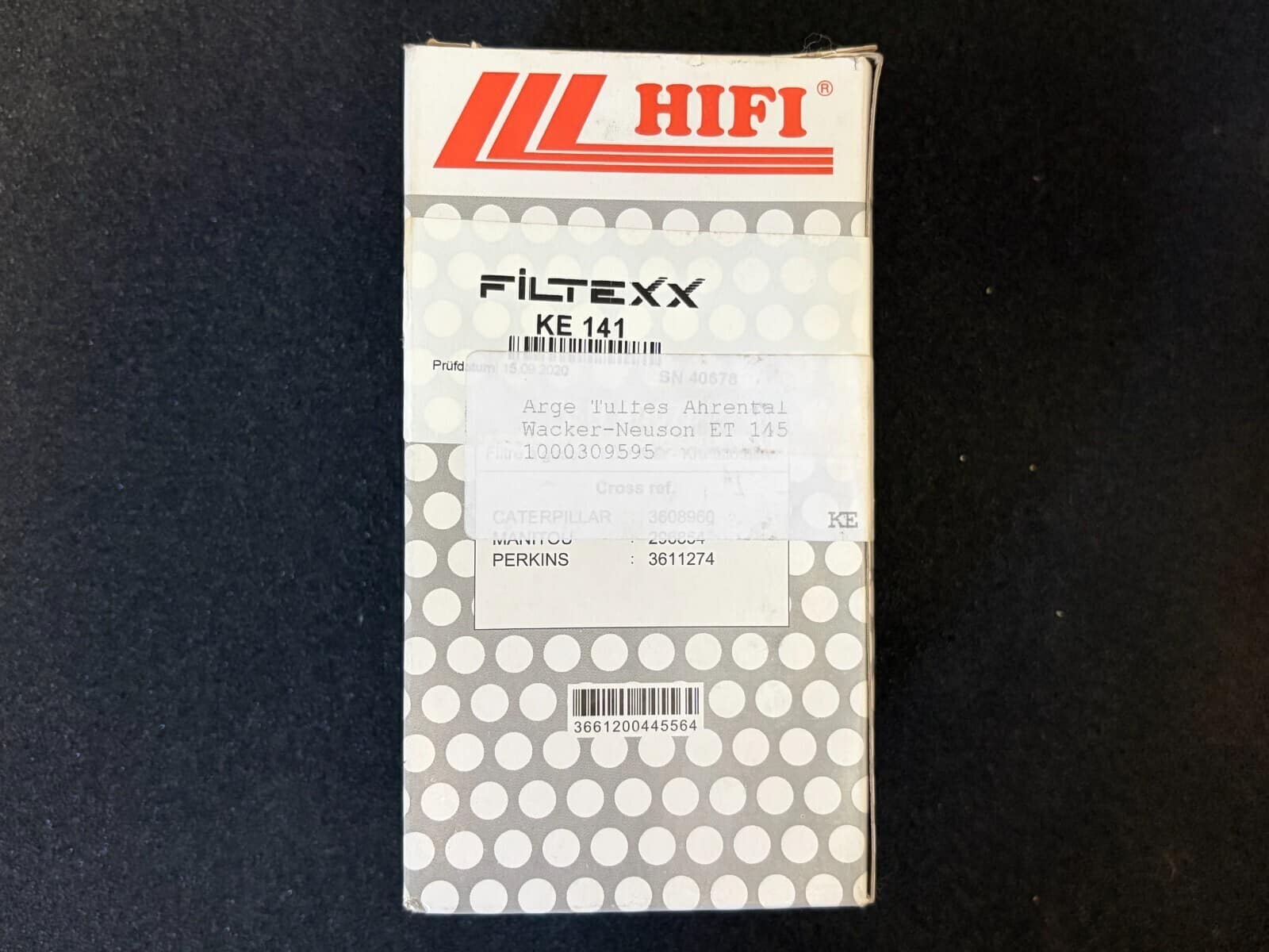 🌀 HIFI FILTER Kraftstofffilter-Element (Teilenummer: SN 40678) 🌀 - OVP - Neu – Bild 2