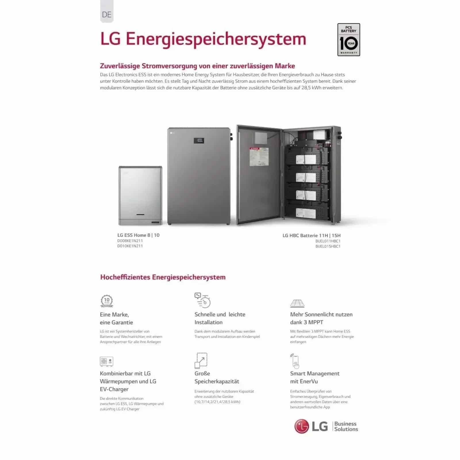 LG ESS Home 8 PCS (Hybrid-Wechselrichter) (D008KE1N211) - OVP - Neu – Bild 6