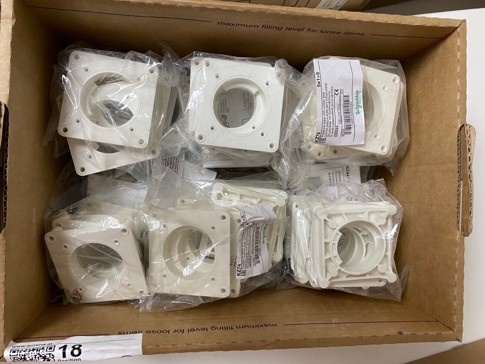 5x Schneider Electric KZ74 - 055223 - Druckplatte mit Gummidichtung - OVP - Neu⚡ – Bild 7