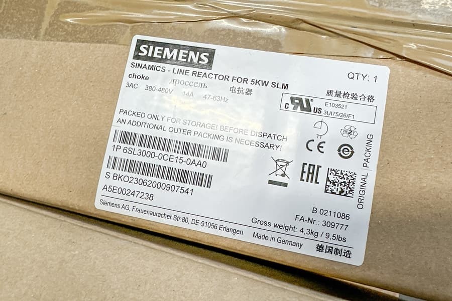 Siemens SINAMICS Netzdrossel 6SL3000-0CE15-0AA0 ⚡- OVP - Neu – Bild 4
