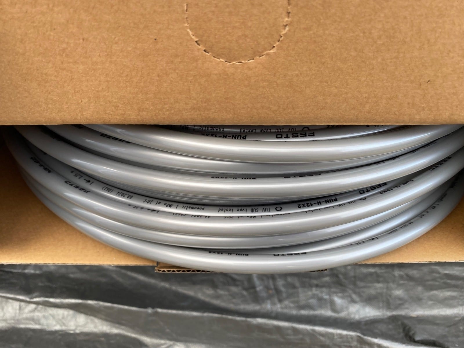 Festo Pneumatikschlauch - PUN-H-12X2-SI - Silver - 50m - Offen – Bild 2