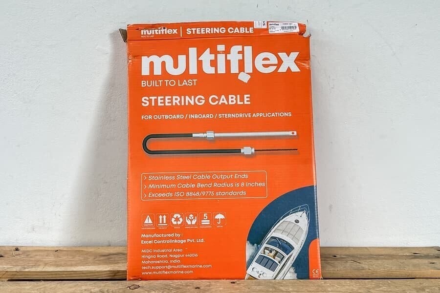 Steuerseil Multiflex SC-18-13 ⚓ - PI-NO:310, Sr NO: 10/04 - 13 Fuß, ca., 3,96m - OVP - Neu – Bild 2