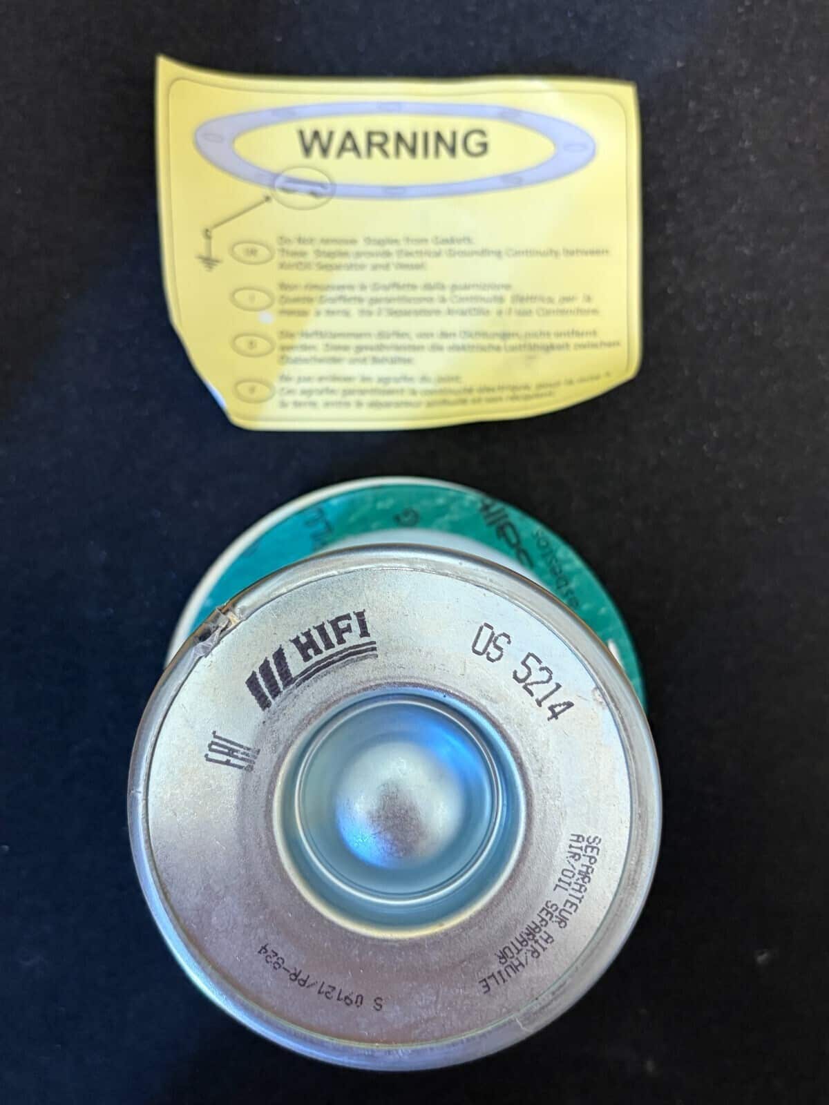 🌀 HIFI FILTER Luft-/Ölabscheider (Teilenummer: OS 5214) 🌀 - OVP - Neu – Bild 3