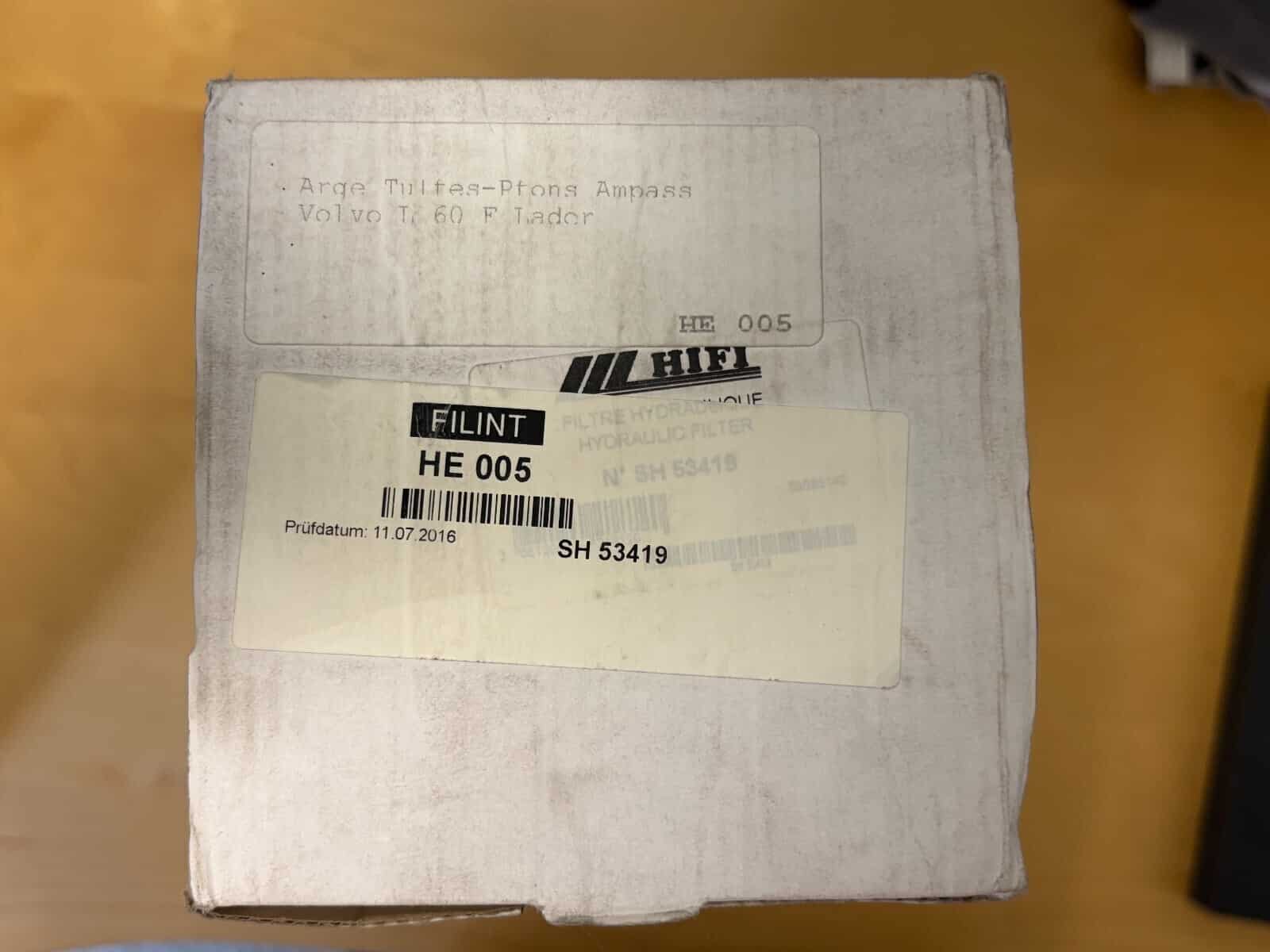 🌀 HIFI FILTER Hydraulikfilter (Teilenummer: SH 53419) 🌀 - OVP - Neu – Bild 3