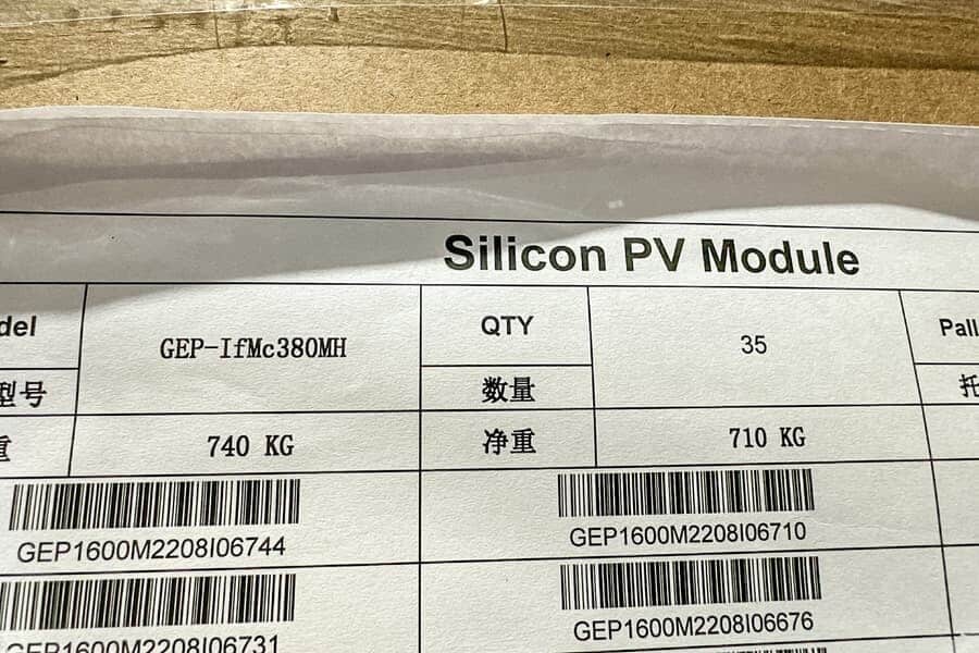 ⚡35x Solarmodul GEP IFMC380MH 380 Wp –Palette 13,3 kWp| Monokristallin -Aktion!⚡ – Bild 6