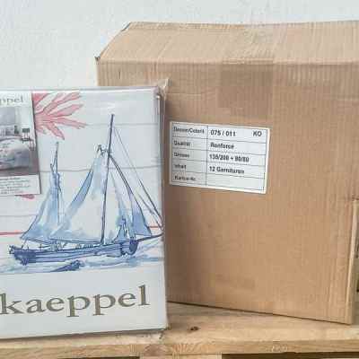 ⚓ Bettwäsche Kaeppel 075/011 Renforce 135/200+80/80 ⚓ - OVP - Neu